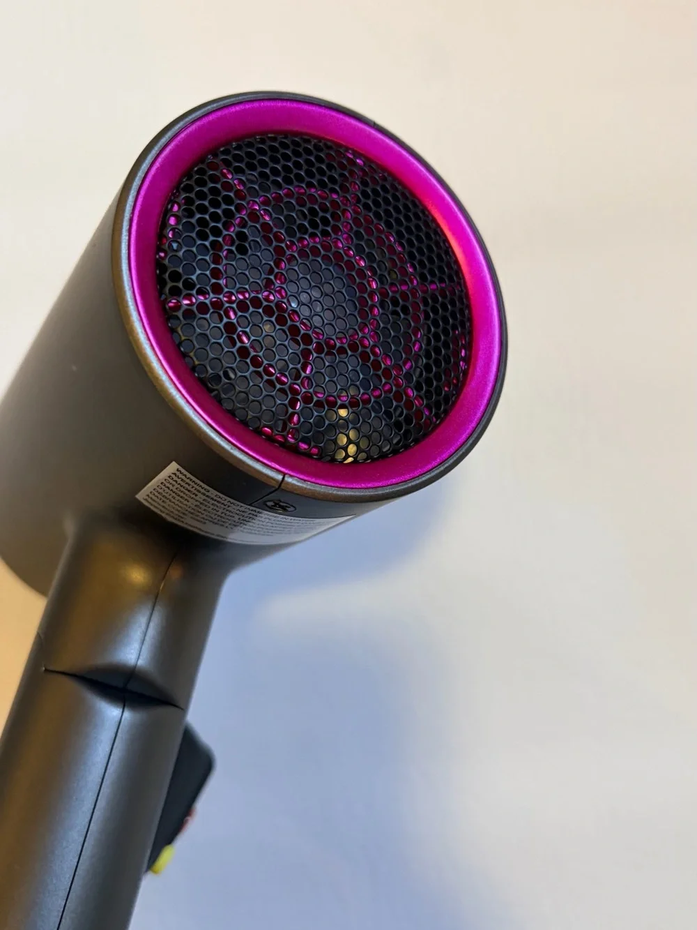 Tyche Chic Hair Dryer Cold Shot Ceramic Grills Charcoal Pink